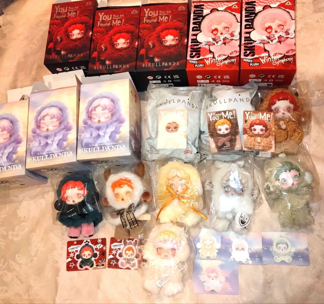 正規品★POPMART★スカルパンダ★レア込み９体★ぬいぐるみペンダント★花園