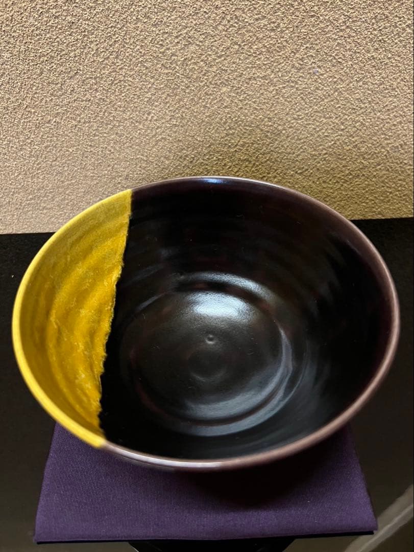 人間国宝　三代徳田八十吉（正彦）　抹茶茶碗