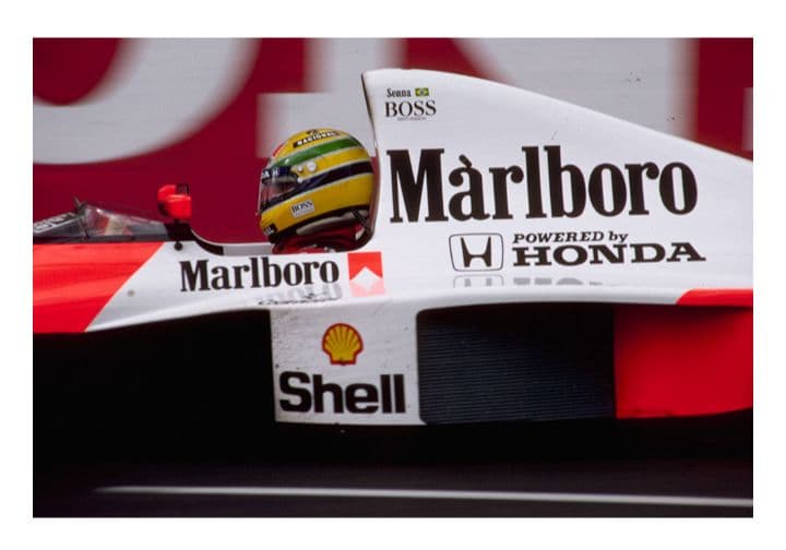 ミニチャンプス 1/18 F1 マクラーレン MP4/5B A.セナ リペイント