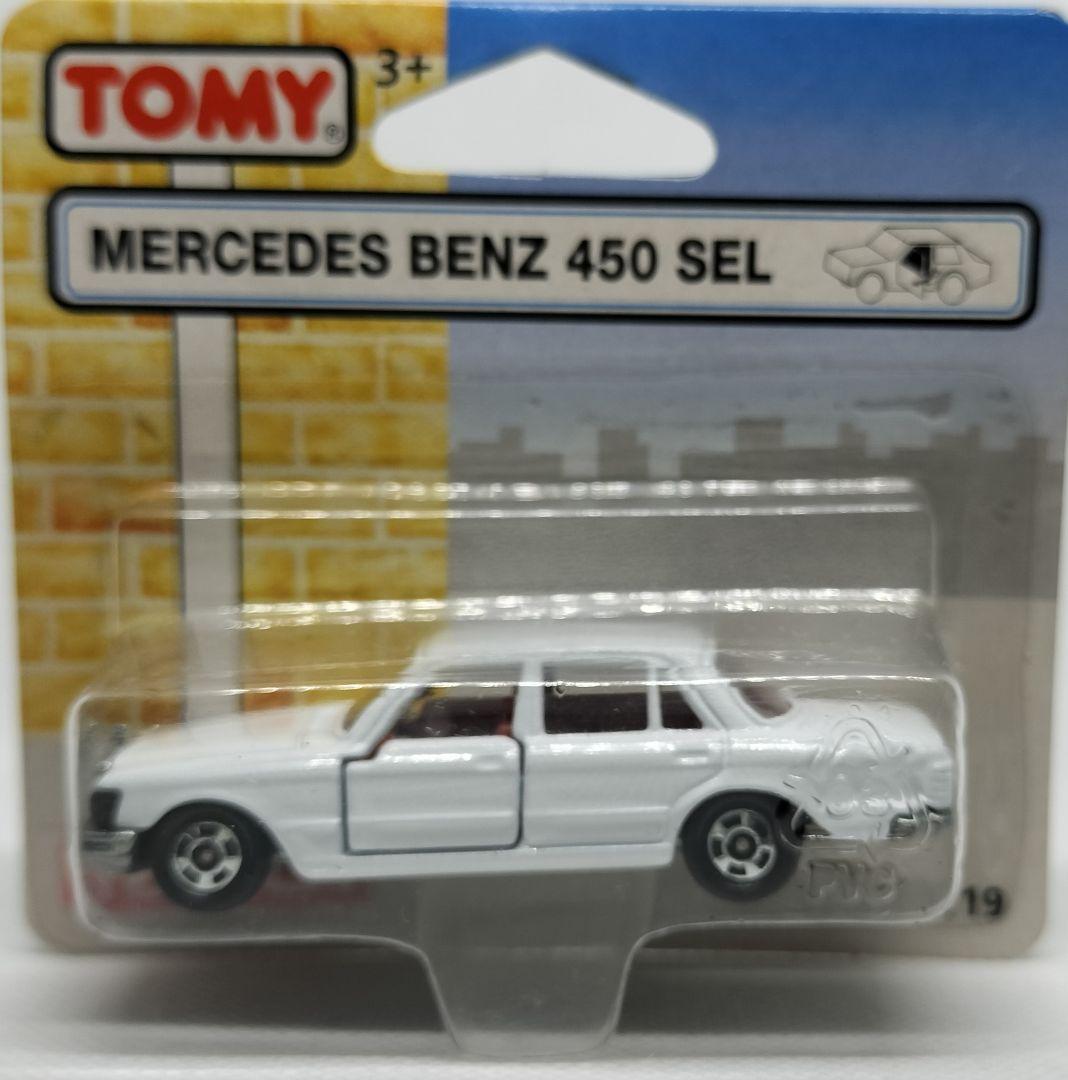 《UKトミカT19》逆輸入ヨーロッパ輸出用【ベンツ450 SEL】ブリスター