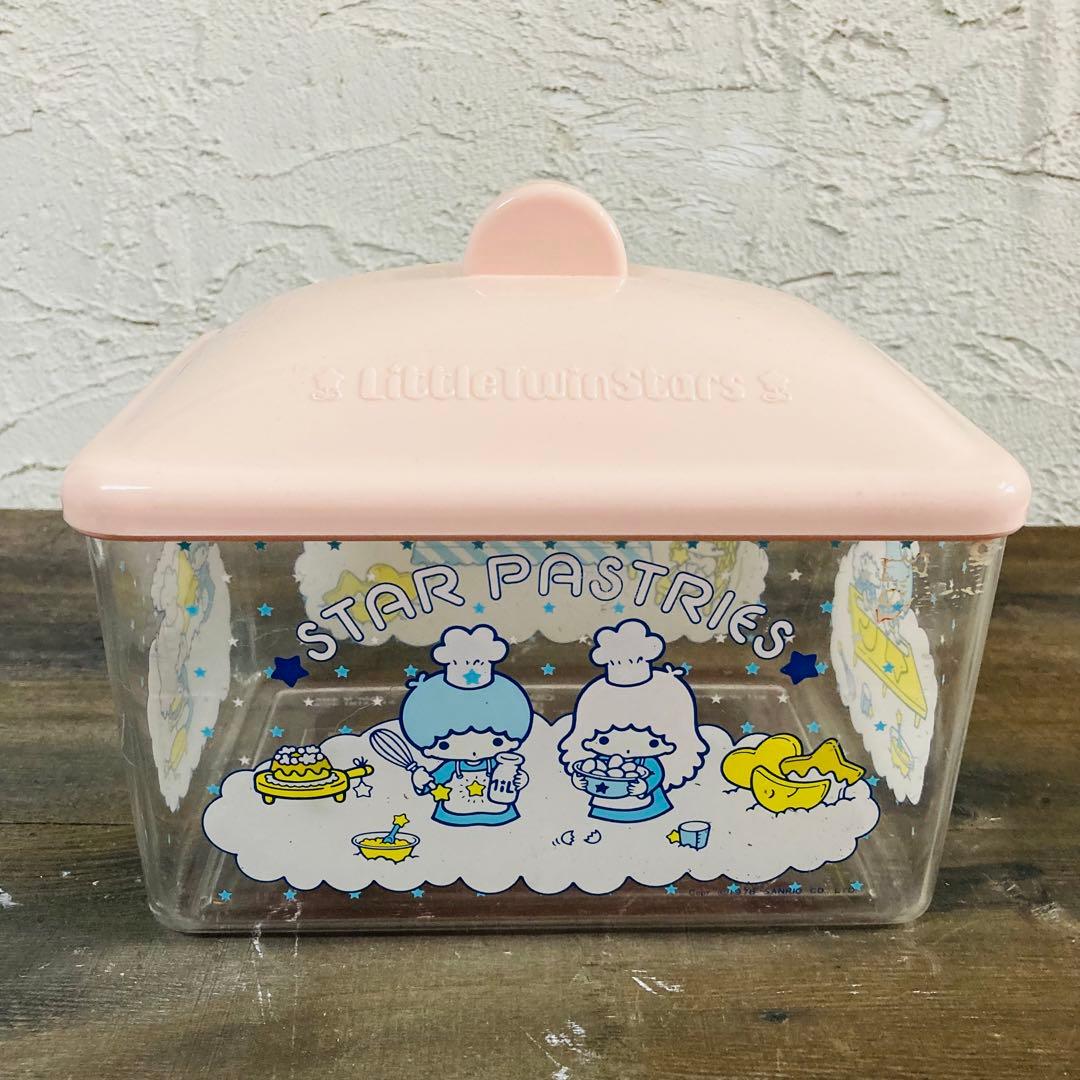 昭和レトロ サンリオ '76 キキララ ビンテージ 菓子入 小物 オーガナイザー