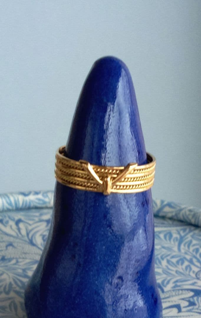 K18 デザインリング 12.5～ 13号 2.21g