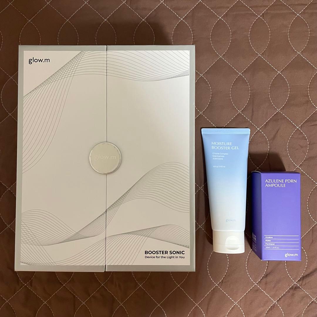 Glow.M ブースターソニック 美顔器 ギフト付き