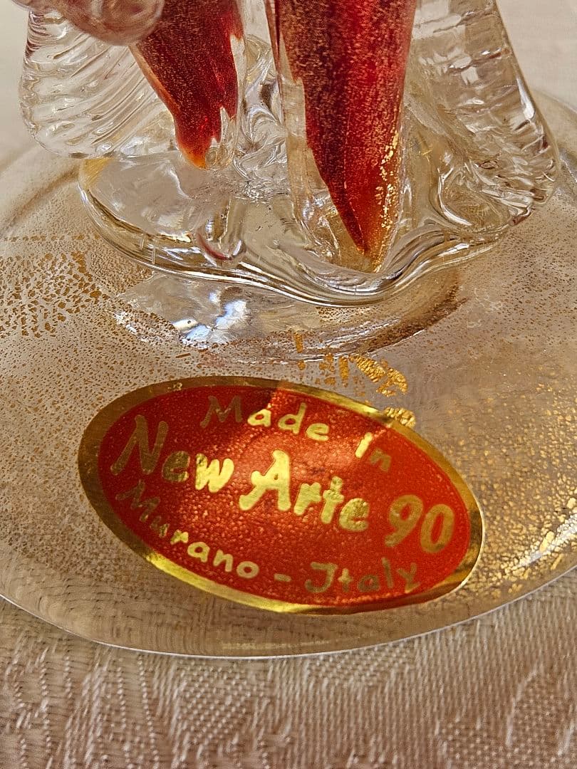 【希少・美品】ベネチアンガラス フィギュリン 人形 ヴェネチアン アンティーク