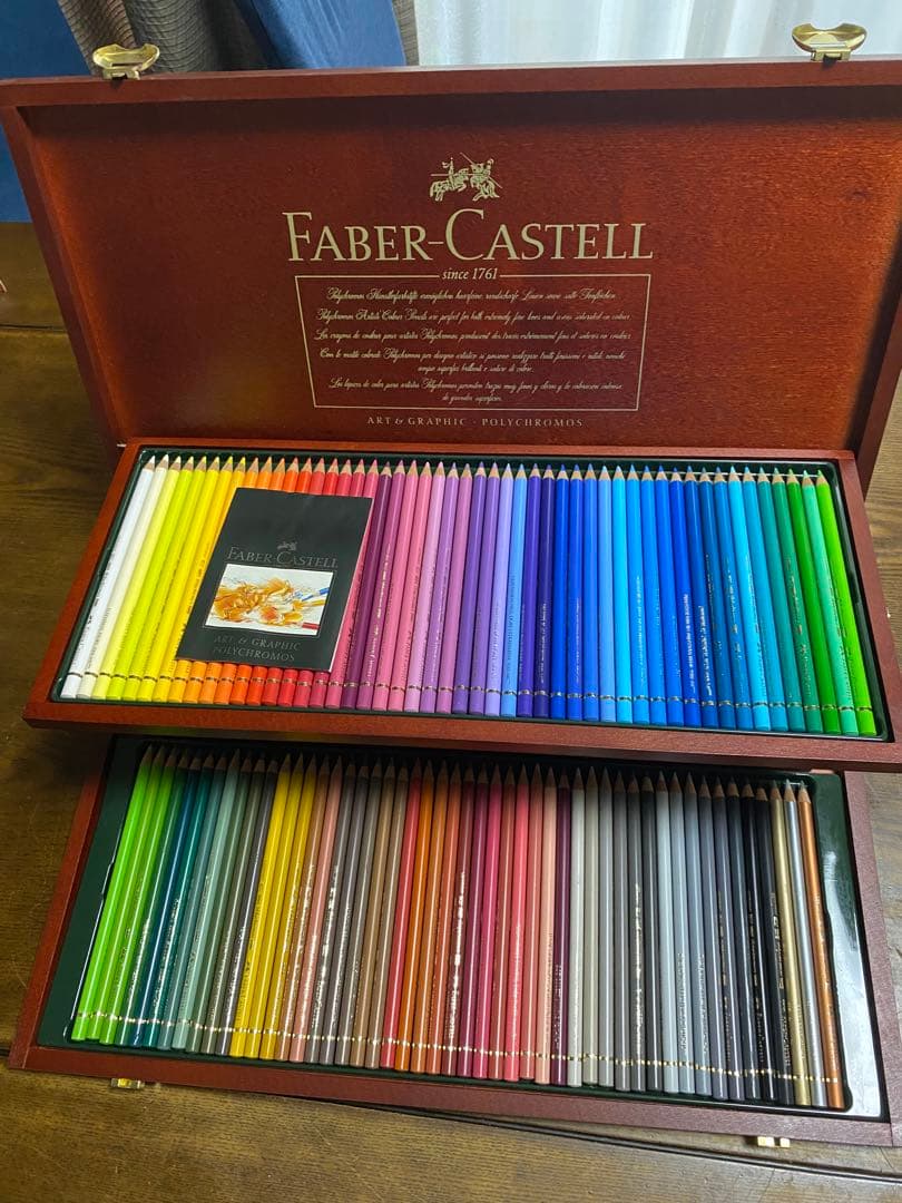 【新品•未使用】ファーバーカステル ポリクロモス 色鉛筆 100色