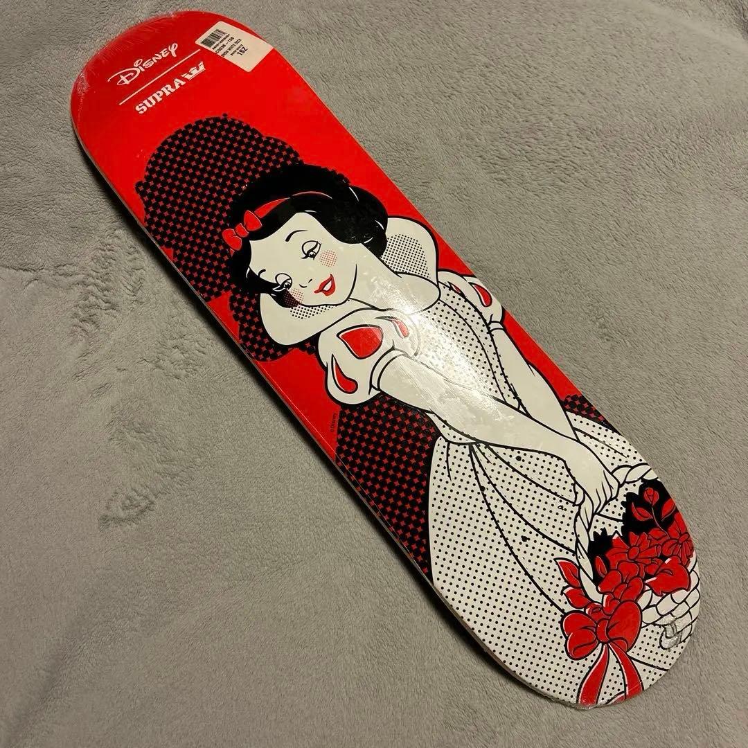 Supra × Disney  whiteスケートボードデッキ