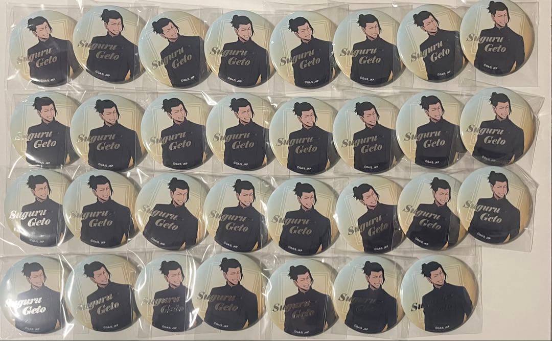 夏油傑　呪術廻戦　ジャンフェス　JF2024 缶バッジ　箔押し31個セット