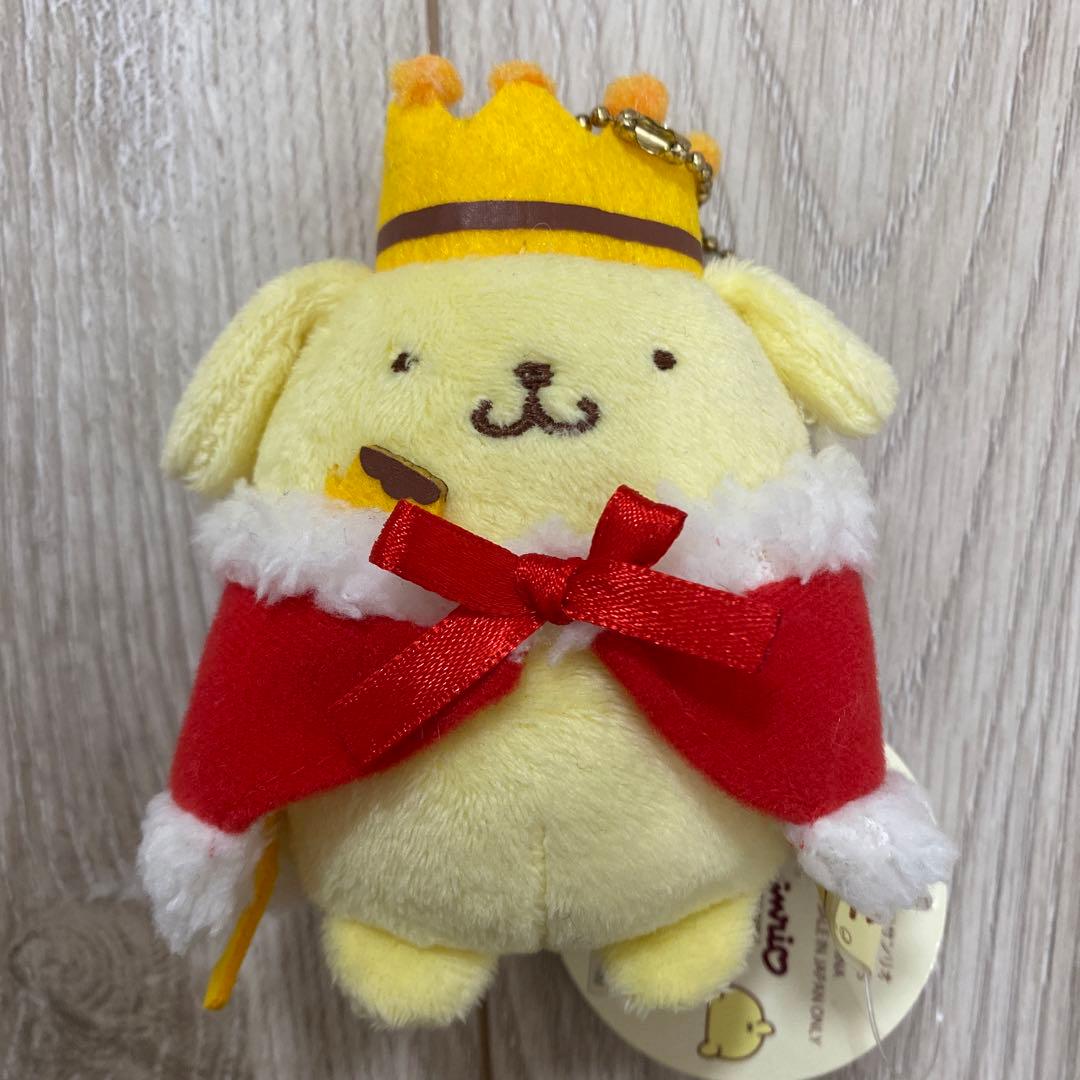 ポムポムプリン　ポムポムプリンカフェ　王様　 ぬいぐるみ　マスコット
