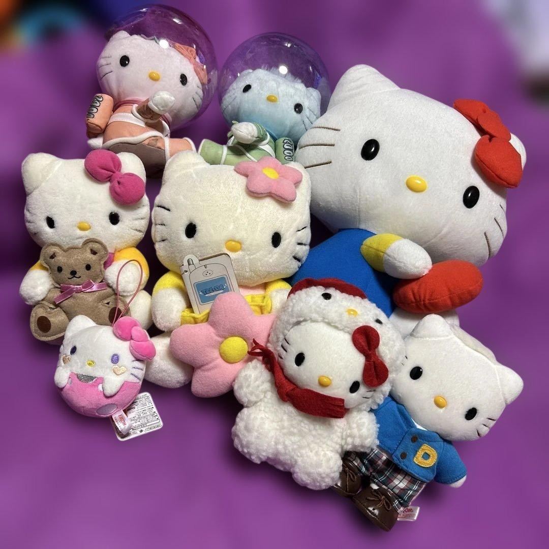 レトロ☆ハローキティ ぬいぐるみマスコット まとめ売り☆レア