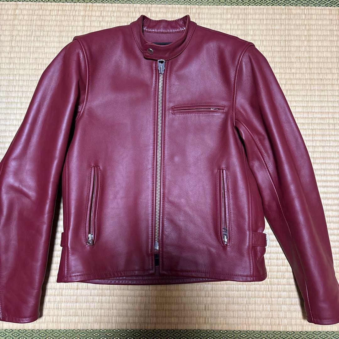 【牛革】KADOYA レザージャケット L ライダースジャケット 本革