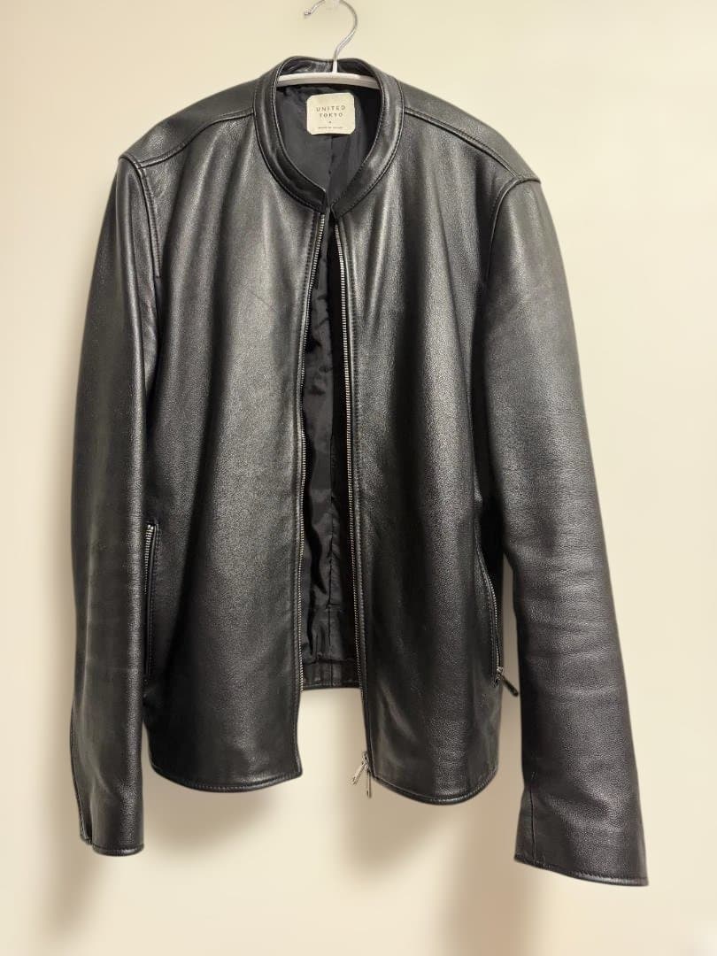サイズ4　UNITED TOKYO レザーシングルライダース