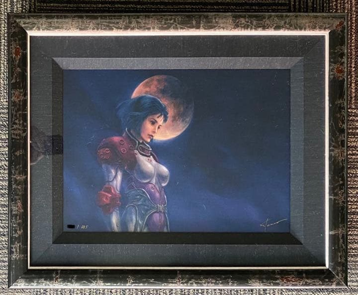 235. 丹野忍　ジクレー版画　『寒　蛾』　保証書付