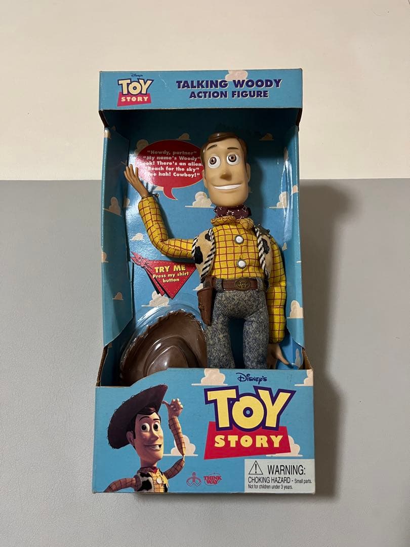 トイ・ストーリー TOYSTORY トーキング ウッディ初期　ボタン