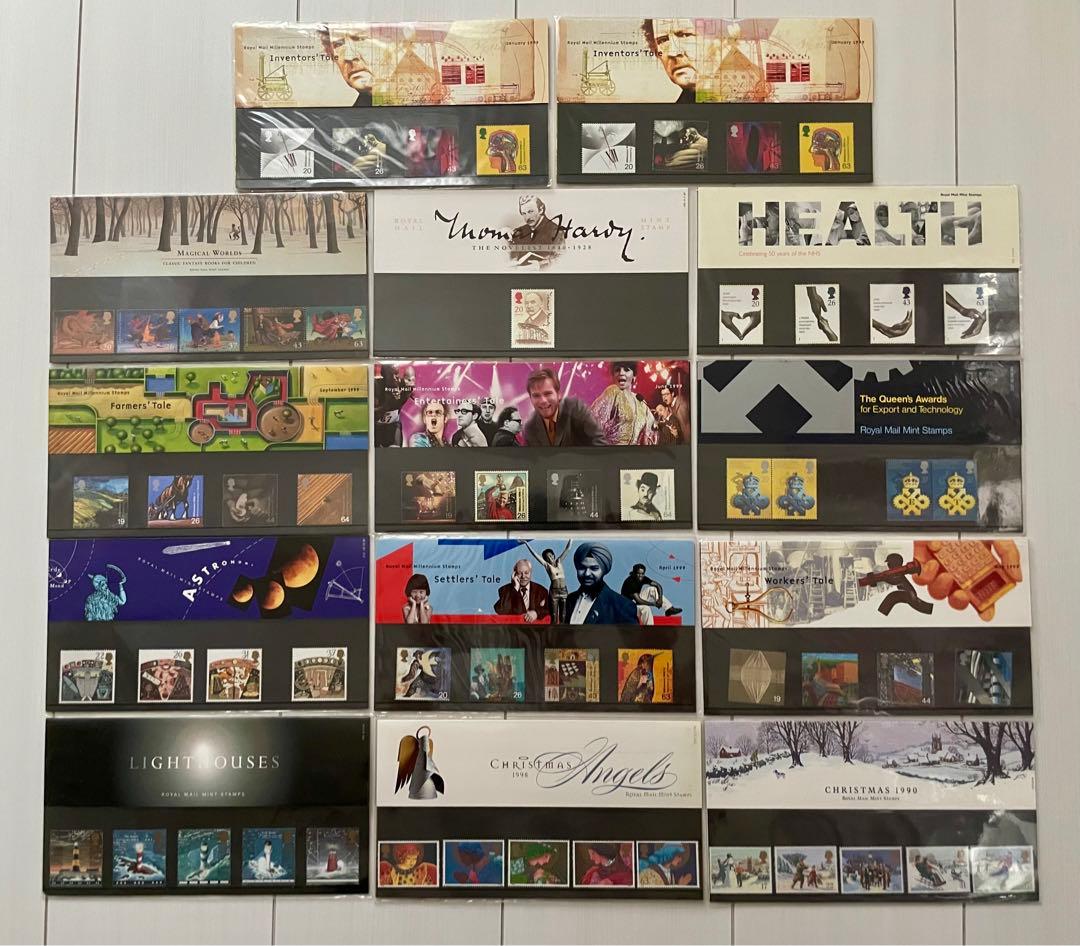 イギリス　ヴィンテージ記念切手　ロイヤルメールミレニアムスタンプ