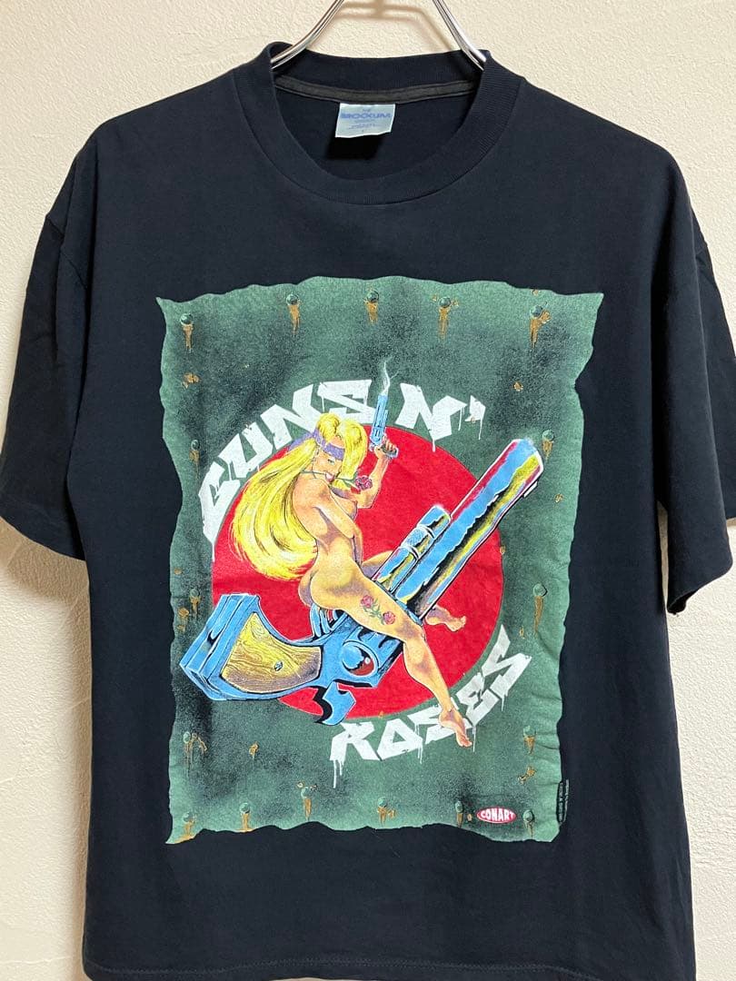トップス 90s GUNSN'ROSESCONART RIDING WOMEN GUNS