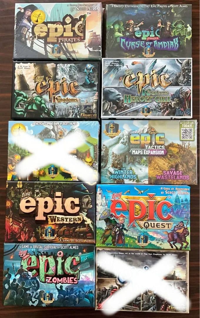 Tiny Epic Kingdom board game set ボードゲーム