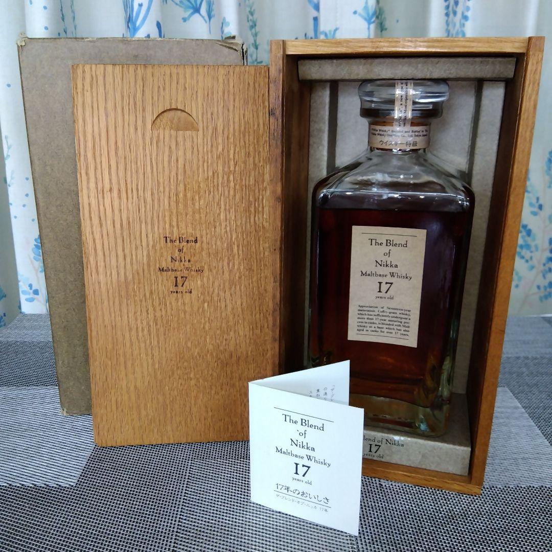 ★ 特級　ザ・ブレンド・オブ・ニッカ 17年   木箱、冊子、外箱付