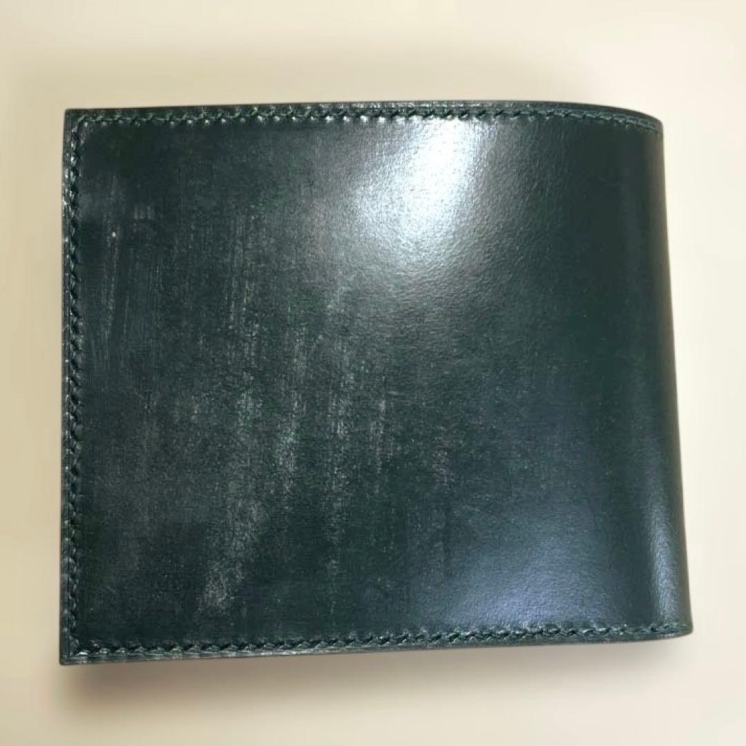 しもん様オーダー品　二つ折り財布　ブライドルレザー　ヌメ革　ハンドメイド