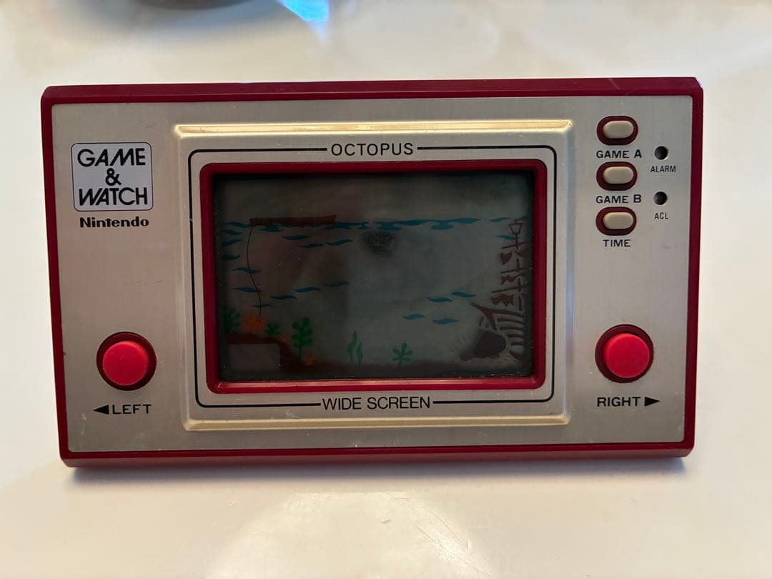 任天堂　ゲーム&ウォッチ　オクトパス　ワイドスクリーン
