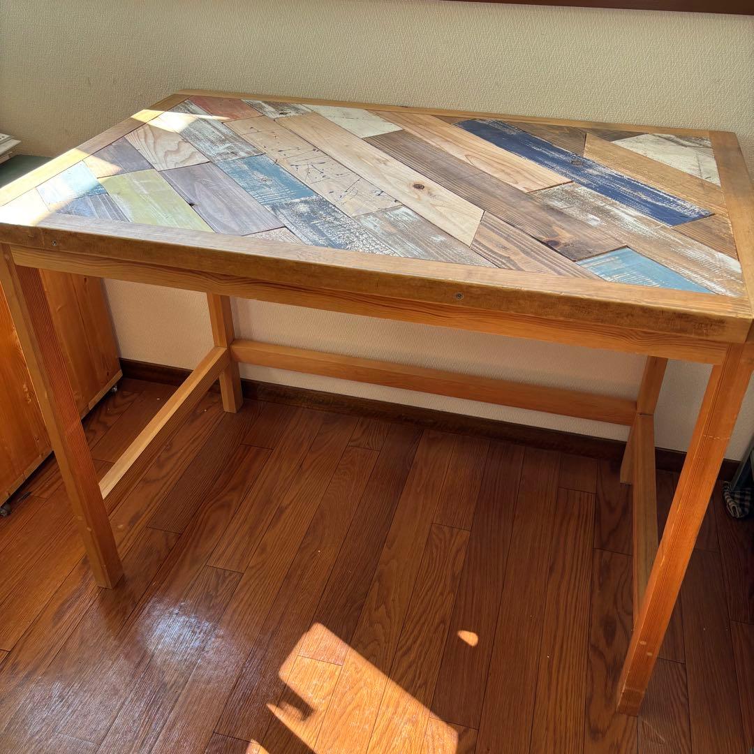 勉強机　ハンドメイド　ヴィンテージ 加工　机