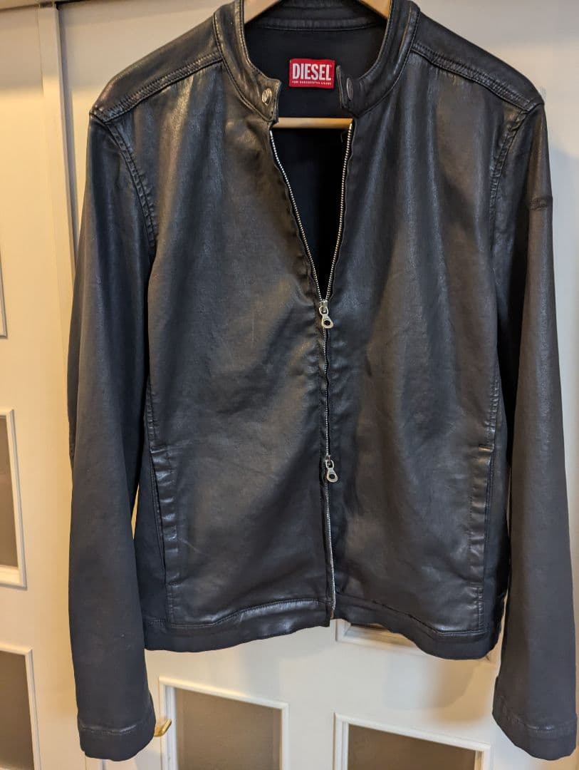 DIESEL 24AWレゼー風ジョグ[新品未使用タグ付き] シングルライダース