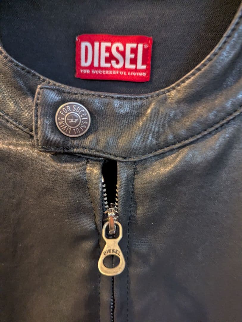 DIESEL 24AWレゼー風ジョグ[新品未使用タグ付き] シングルライダース