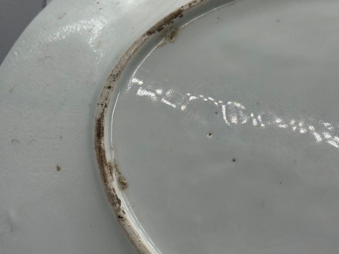 江戸　伊万里　色絵　七福神　飾り大皿　アンティーク　送料込み251219