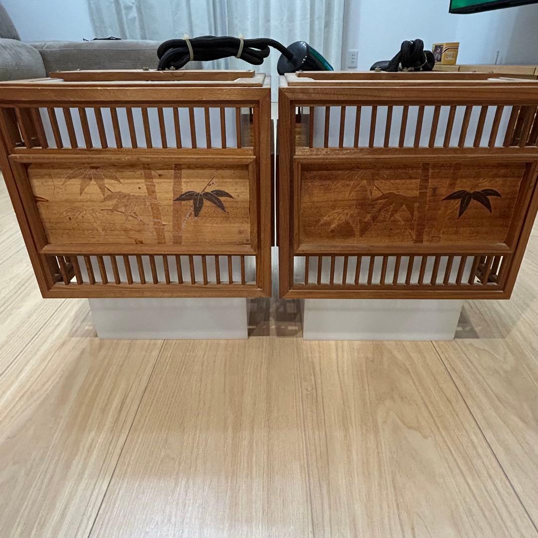 和風ペンダントライト　蛍光灯　レトロ　昭和