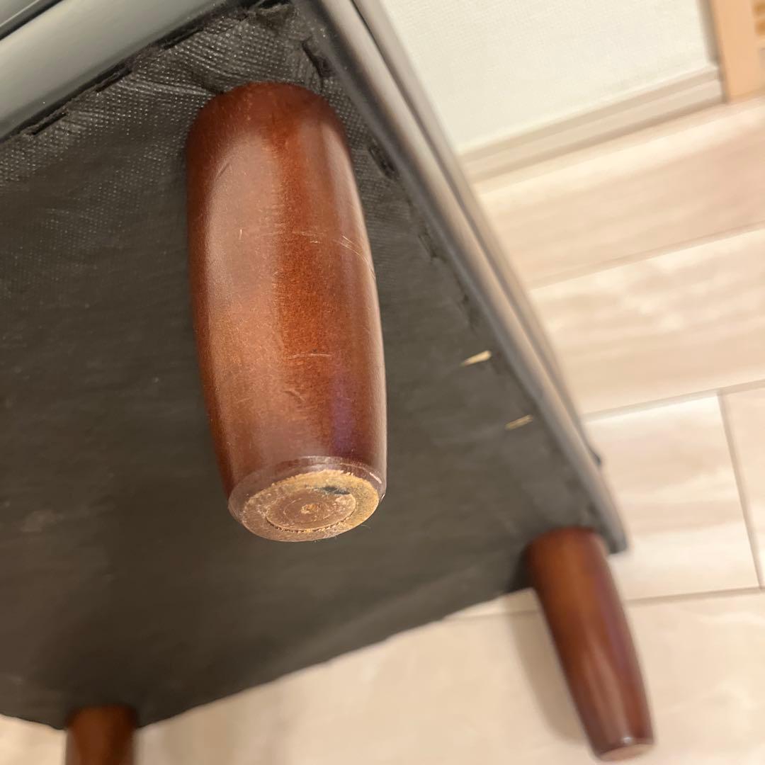 たかち様カリモク60 ブラック オットマン