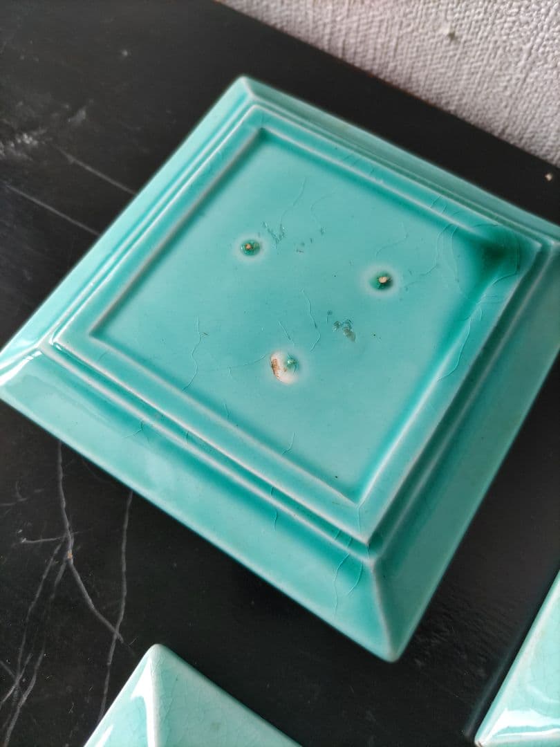 珉平焼網目豆皿5枚セット