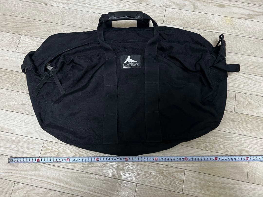 GREGORY ブラック ボストンバッグ L 旧ロゴ