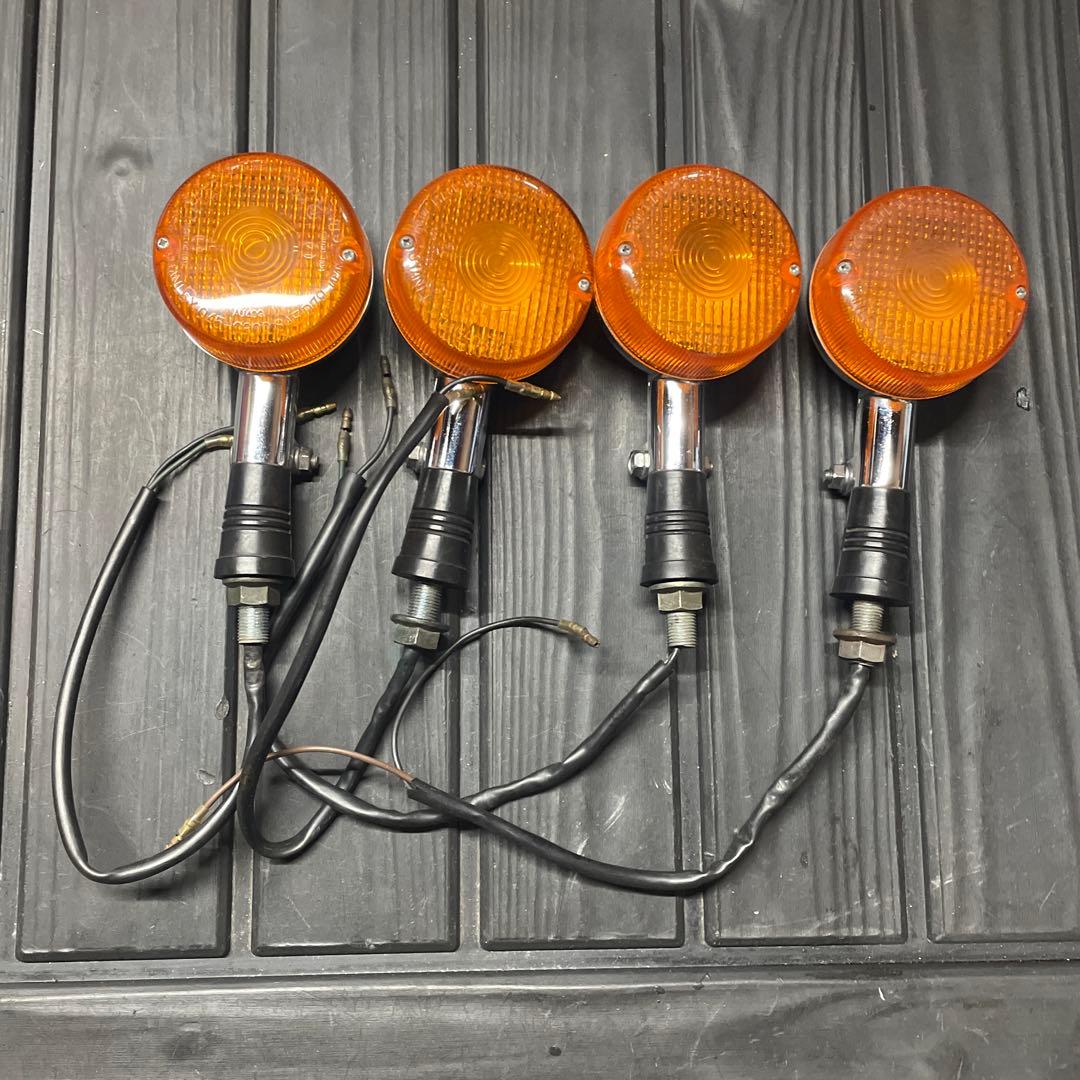 SR400/500用・ノーマル・ウインカー前後セット中古品