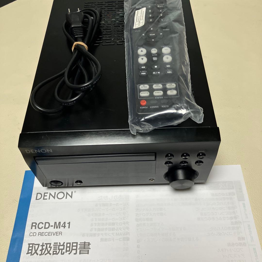 DENON CDレシーバー RCD-M41K 整備動作品 2019年製
