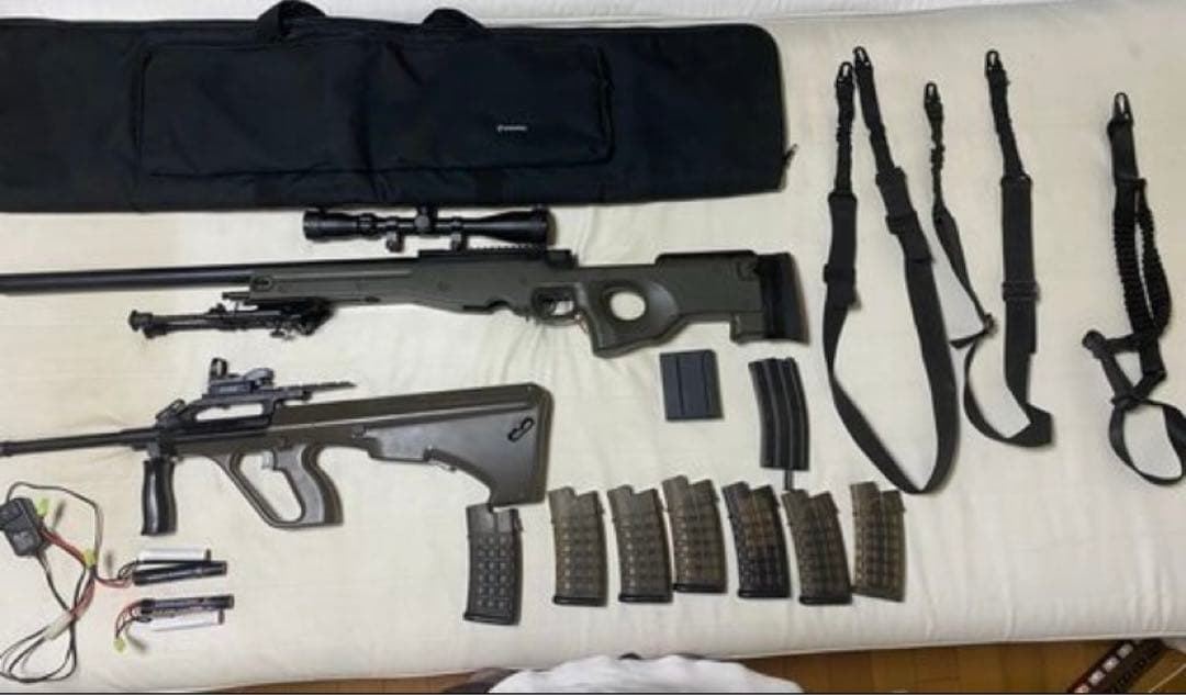 【使用品】電動ガン+エアガンセット