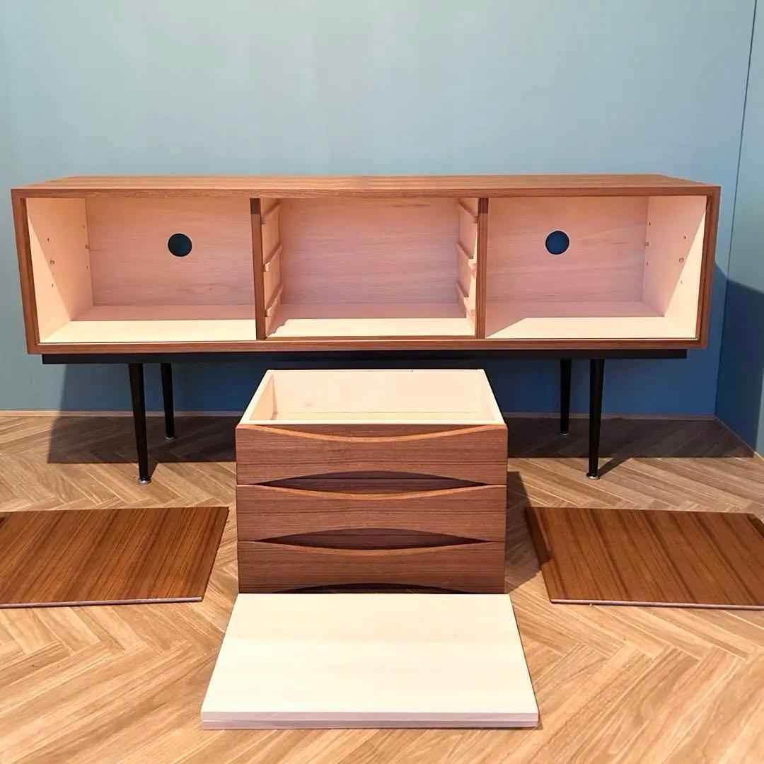 に*ぴ様 チーク サイドボード チェスト 北欧 ミッドセンチュリー ビンテージ