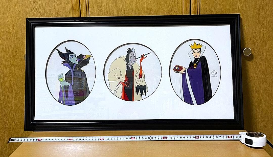限定品★マレフィセント 魔女 白雪姫 クルエラ セリグラフ セル画 額縁