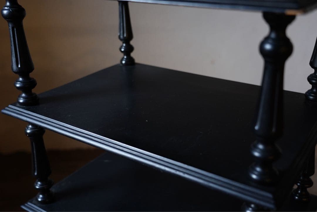 アンティーク　フランス　ナポレオン　ミュージックシェルフ　レコード　棚