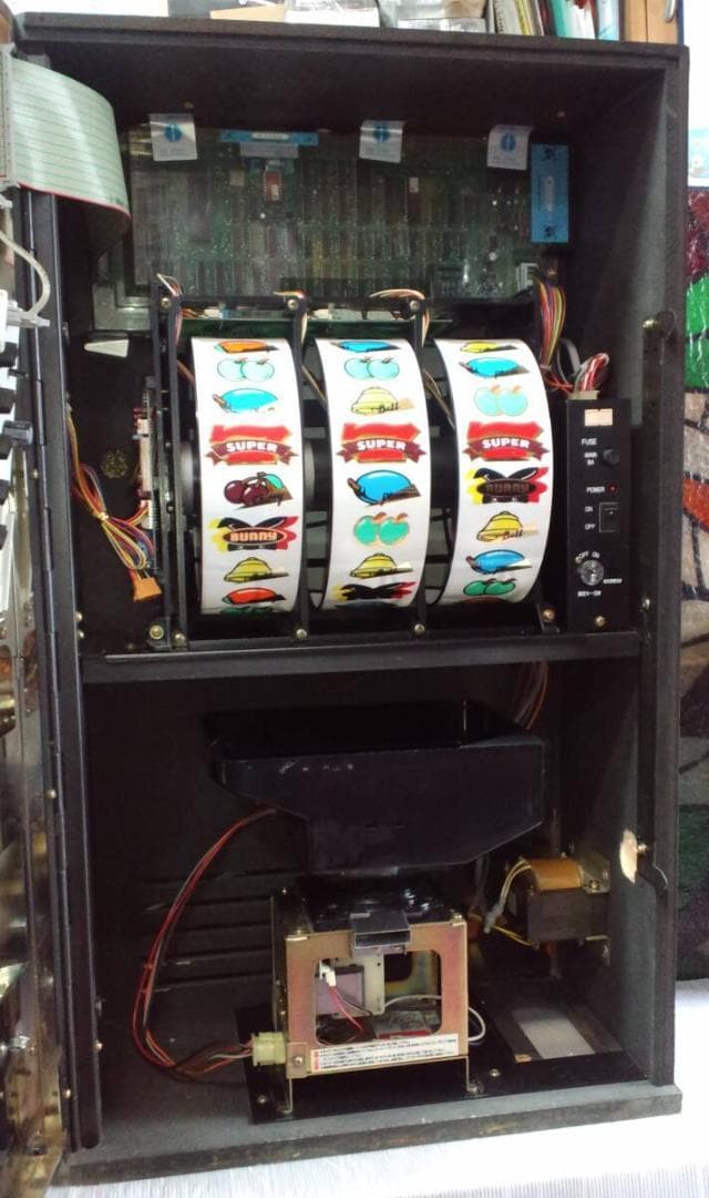 【パチスロ実機】オリンピア★ファイナルバニー【オートプレイ付不要機付】