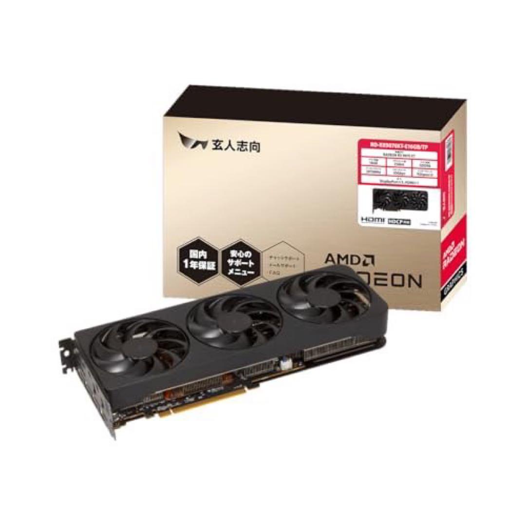 【タイムセール】玄人志向AMD Radeon RX9070XT 【国内正規品】