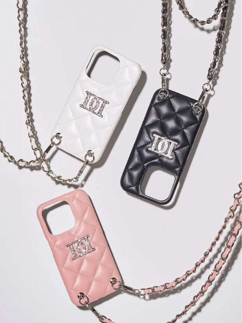 Darich ストーンロゴキルティングiPhone15ProMaxケース