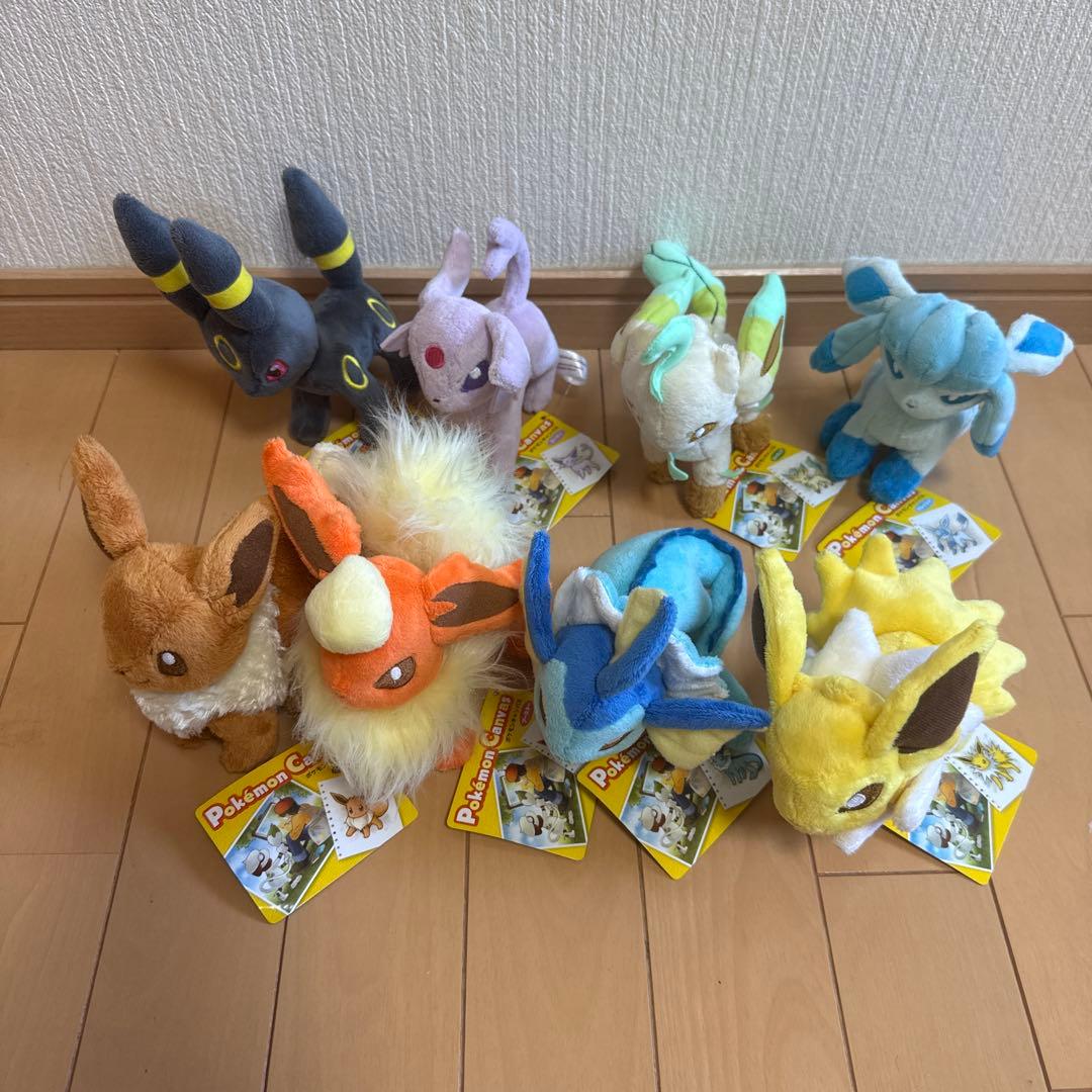 ポケモンキャンバス ぬいぐるみ イーブイフレンズ コンプリートセット