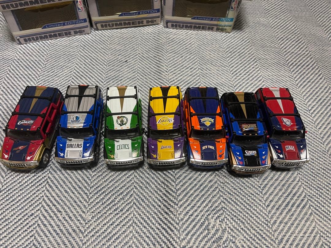 HIMMER H2 NBA コレクション 7台セット
