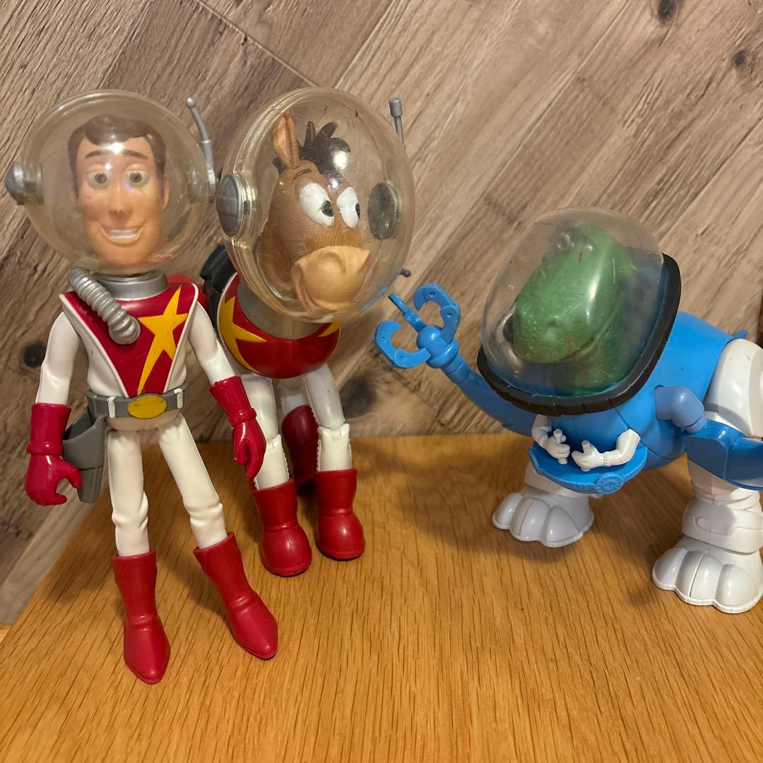 難あり　トイストーリー　スペースミッション　アンティーク　フィギュア　ウッディ