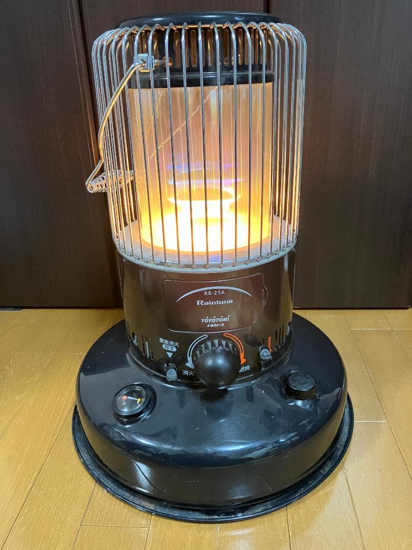 TOYOTOMI Rainbow RB-25A ブラック 石油ストーブ
