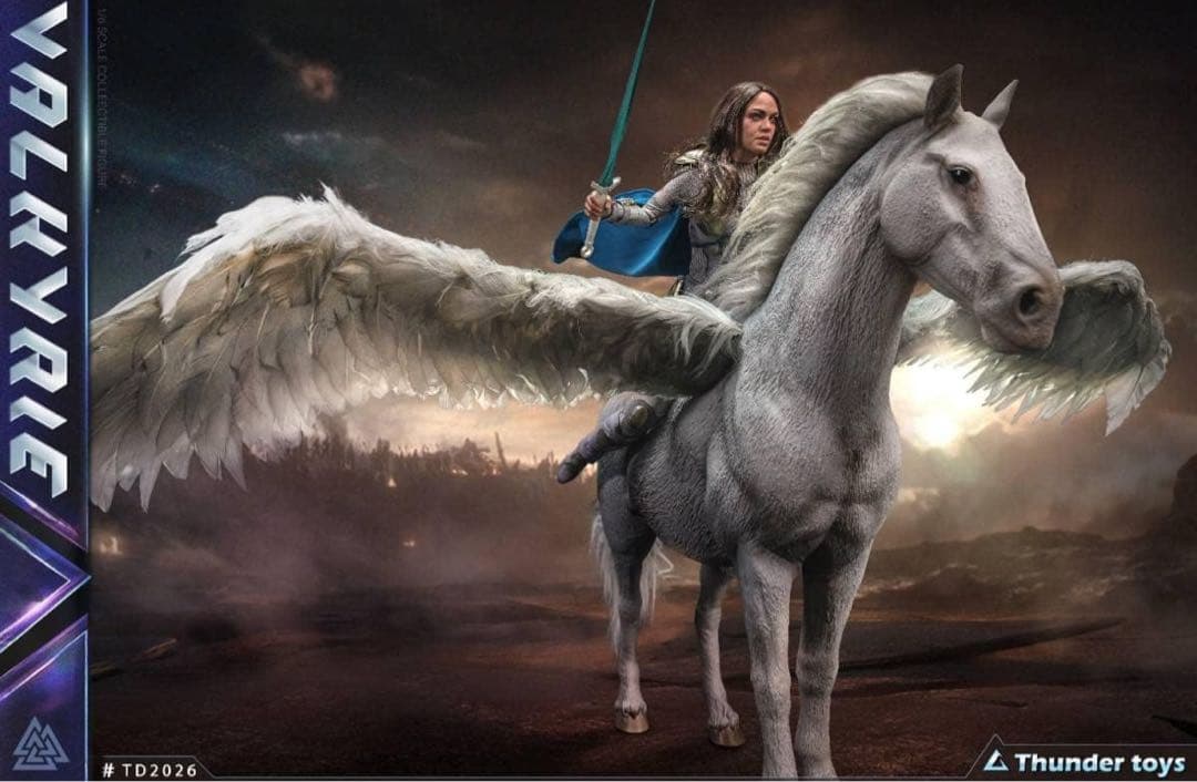 新品 フィギュア ヴァルキリー & ペガサス アベンジャーズ