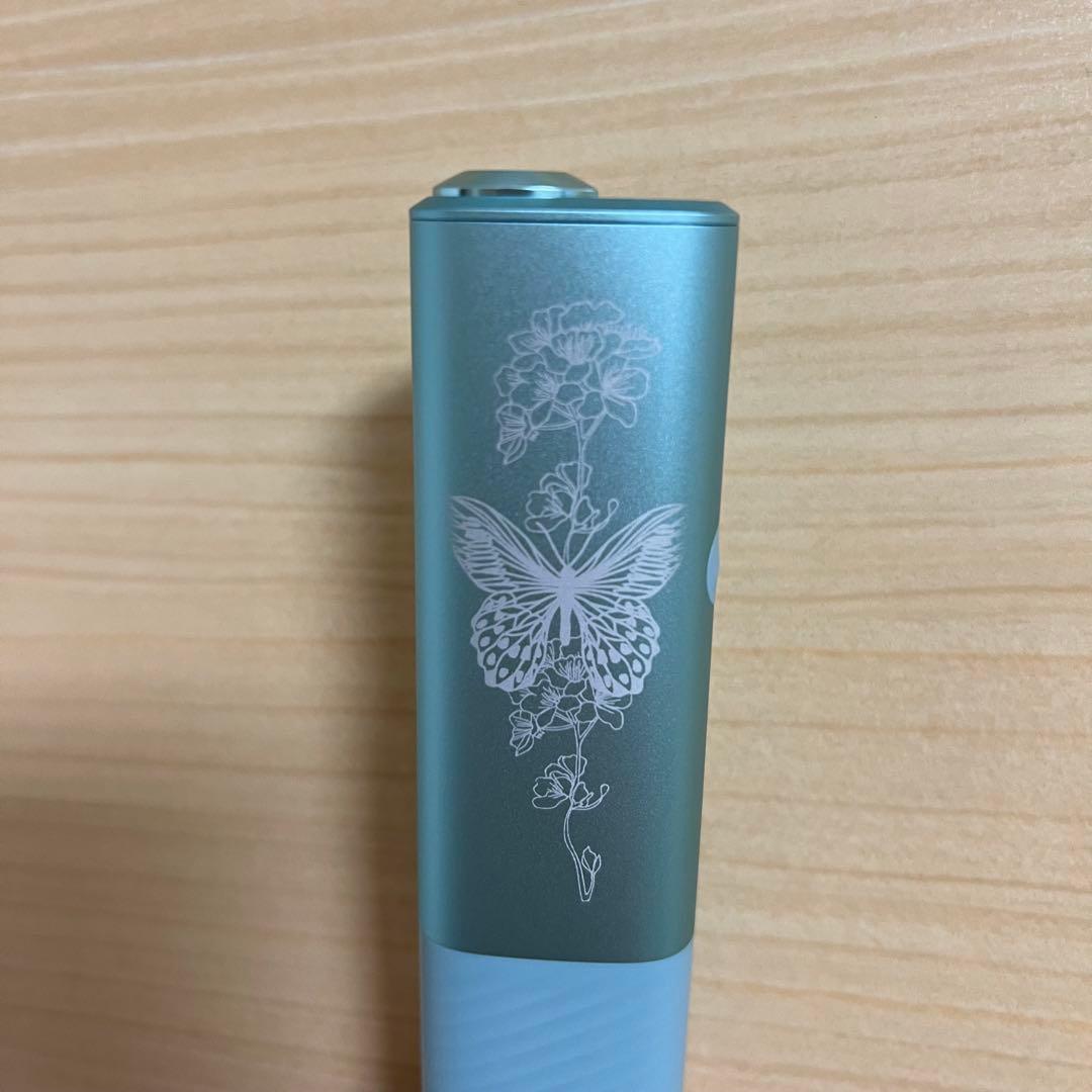 iQOS ILUMA i ONE アイコス イルマｉワン レーザー加工水色