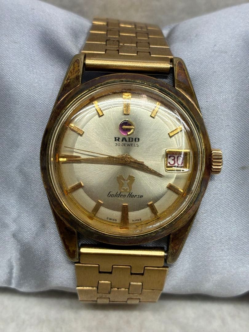ビンテージ RADOラドー 初代 ゴールデンホース 自動巻 30石 SWISS