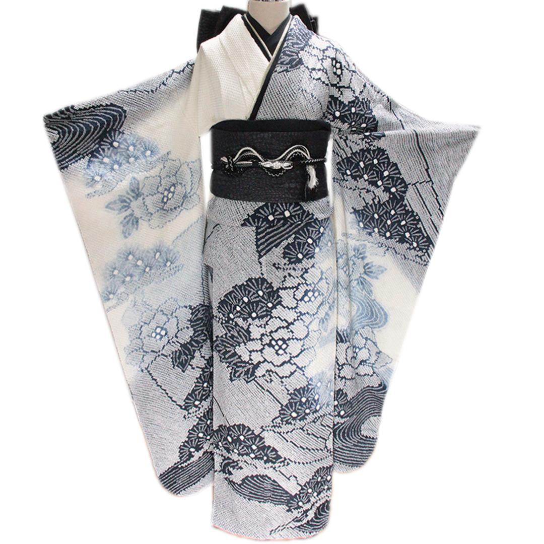 人気！総絞り！成人式振袖7点セット帯新品フルセット帯揚げ帯締め重ね衿RF81