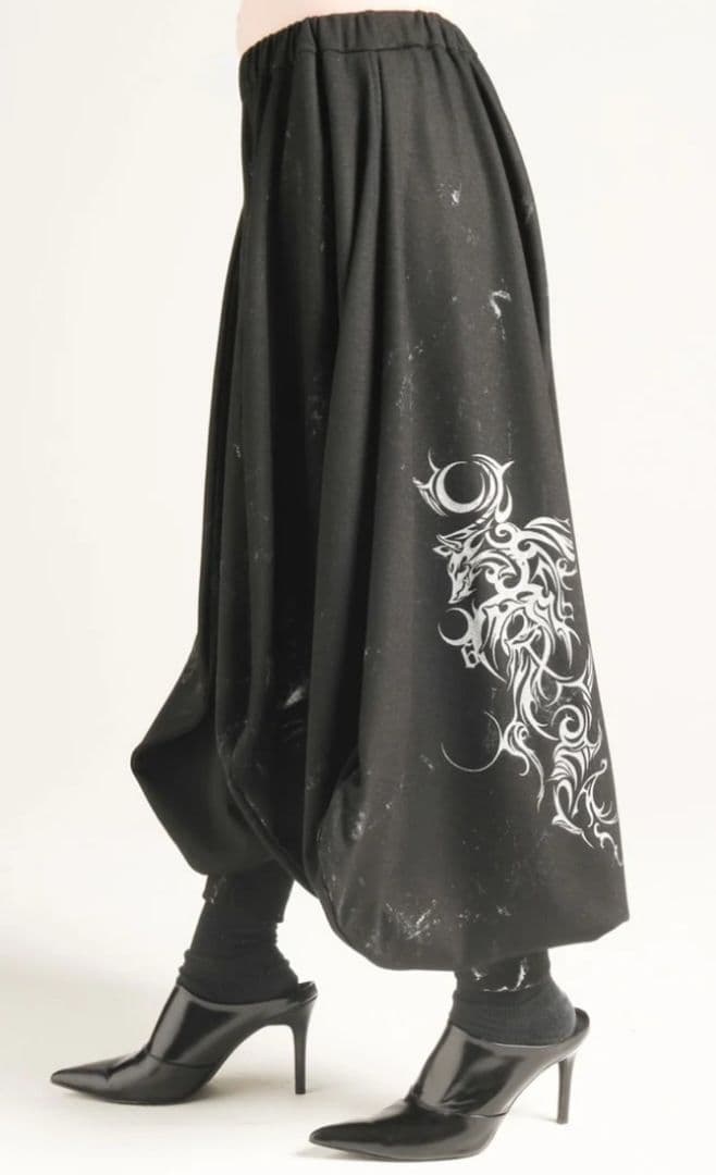 h.naoto Wolf Stretch Sarouel pants サルエル