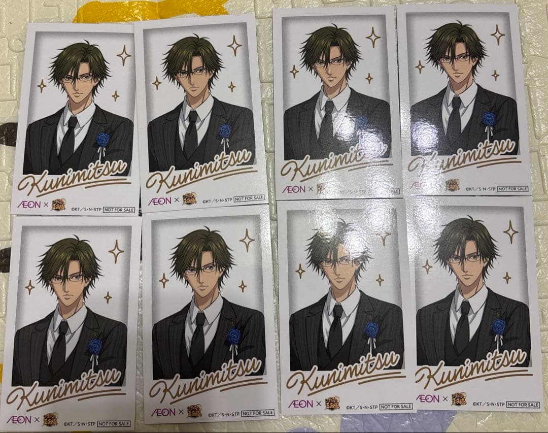 新テニスの王子様　イオン　チェキ風カード　手塚国光　8枚　セット